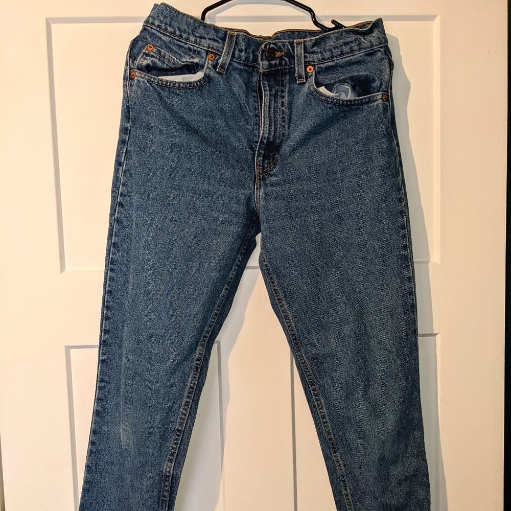 Levis 512 slim tapered denim blue jeans 32x30
